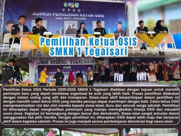 Pemilihan Ketua OSIS di SMKN 1 Tegalsari